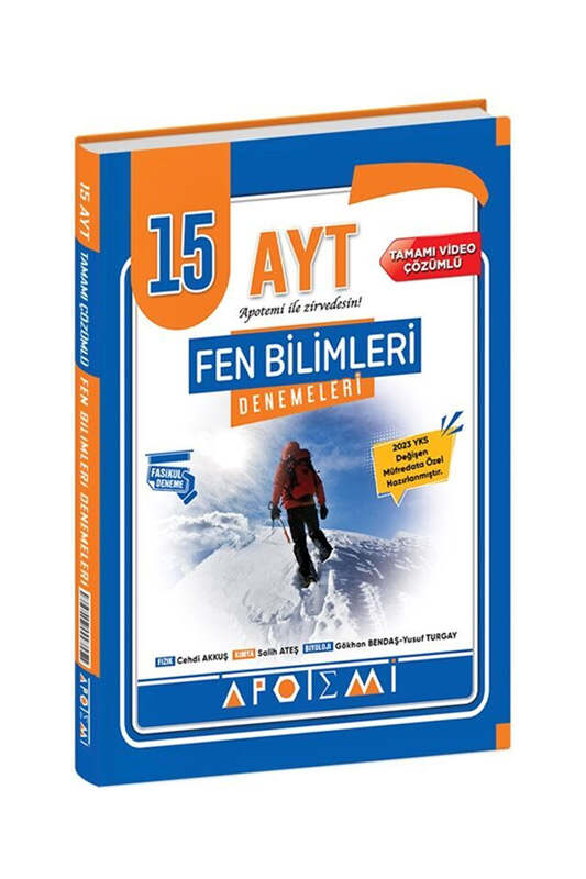 Apotemi Yay Nlar Ayt Fen Bilimleri Li Deneme Komisyon