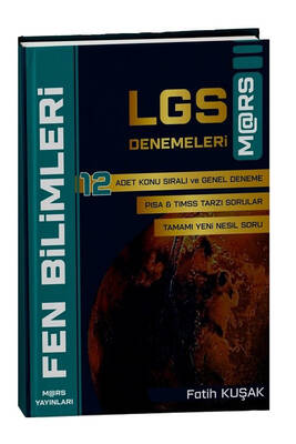 Mars Yayınları LGS Fen Bilimleri 12 Deneme - Fatih Kuşak Mars Yayınları - 1