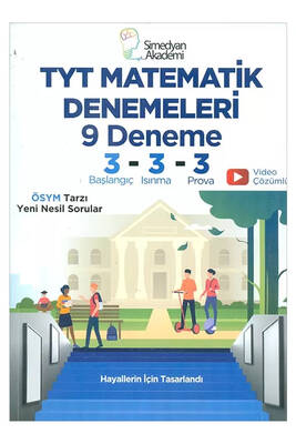 Simedyan Akademi TYT Matematik 9 Denemeleri - 1