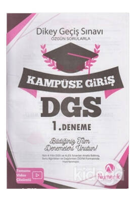 Numerlik Yayıncılık DGS Kampüse Giriş 4 Deneme - 1