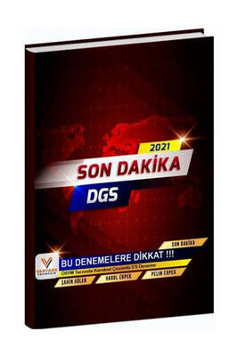 Varyans Yayınları 2021 DGS Son Dakika 5 Deneme Karekod Çözümlü - 1