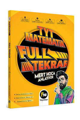 F10 Yayınları 2023 TYT Mert Hoca TYT Matematik Full Tekrar Video Ders Kitaıb - 1