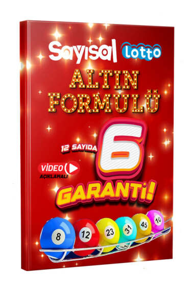 Bilge Yayıncılık Sayısal Lotto Altın Formulü 12 Sayıda 6 Garanti! - 1