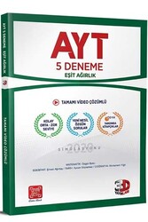 ​3D Yayınları AYT Eşit Ağırlık Tamamı Video Çözümlü 5 Deneme - 3D Yayınları
