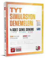 3D Yayınları 2025 TYT 4'lü Simülasyon Genel Deneme Sınavı - 3D Yayınları