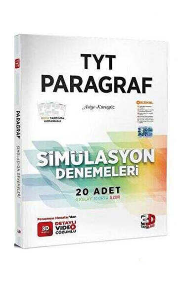 3D Yayınları 2025 TYT Paragraf Simülasyon 20 Deneme - 1