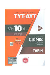A Yayınları TYT AYT Tarih Son 10 Yıl Konularına Göre Tamamı Çözümlü Çıkmış Sorular - A Yayınları