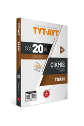 A Yayınları TYT AYT Tarih Son 20 Yıl Konu Konu Tamamı Çözümlü Çıkmış Sorular - A Yayınları