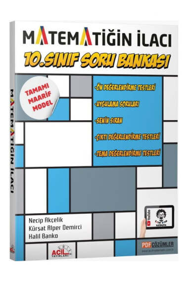 Acil Yayınları 10. Sınıf Matematiğin İlacı Soru Bankası - 1