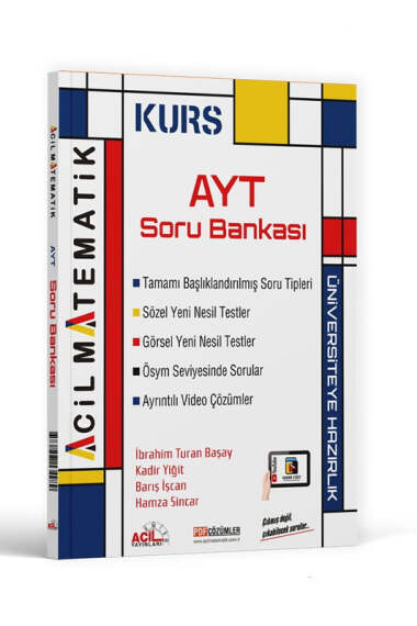 Acil Yayınları AYT Matematik KURS Soru Bankası - 1