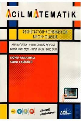 acil yayinlari permutasyon kombinasyon binom olasilik konu anlatimli soru fasikulu ayt matematik konu ayt matematik soru bankasi acil yayinlari aci