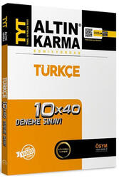 Altın Karma TYT Türkçe Video Çözümlü 10x40 Deneme Sınavı - Altın Karma