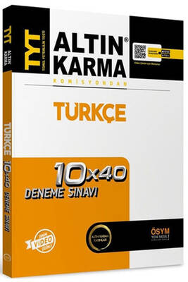 Altın Karma TYT Türkçe Video Çözümlü 10x40 Deneme Sınavı - 1