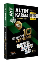 Altın Karma Yayınları 2022 Model AYT 10 Yayın 10 Deneme Seti - Altın Karma
