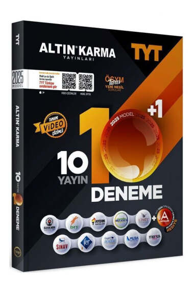 Altın Karma Yayınları 2025 TYT 10 Yayın 10 Deneme Sınavı - 1