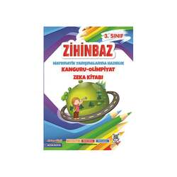 Altın Nokta 3. Sınıf Zihinbaz Matematik Yarışmalarına Hazırlık Kanguru - Olimpiyat Zeka Kitabı - Altın Nokta Yayınları
