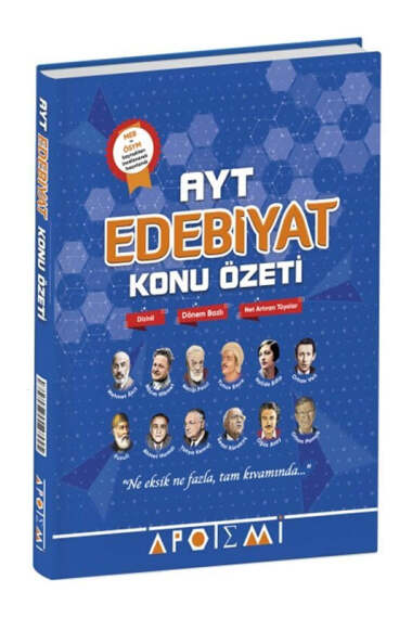 Apotemi Yayınları 2025 AYT Edebiyat Konu Özeti - 1