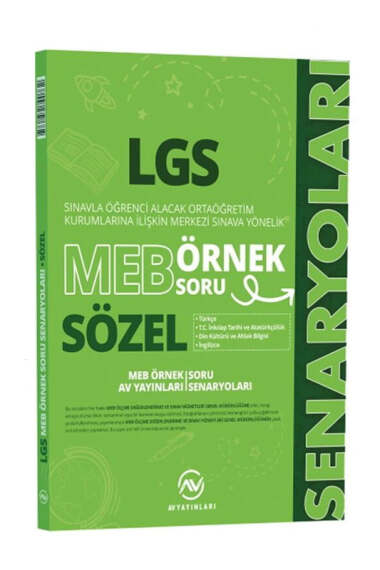 Av Yayınları 8.Sınıf LGS MEB Sözel Örnek Soru Senaryoları - 1