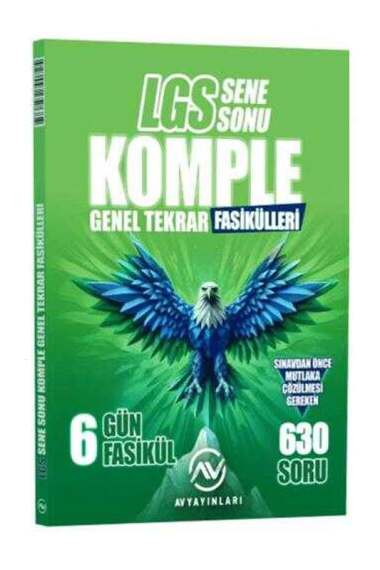 Av Yayınları 8.Sınıf LGS Sene Sonu Komple Genel Tekrar Fasikülleri - 1
