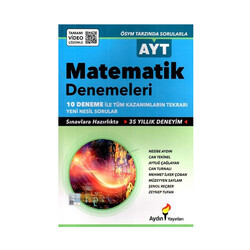 Aydın Yayınları AYT Matematik Denemeleri - Aydın Yayınları