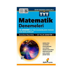 Aydın Yayınları TYT Matematik 10 lu Denemeleri - Aydın Yayınları