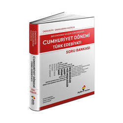 Aydın Yayınları Cumhuriyet Dönemi Türk Edebiyatı Soru Bankası - Aydın Yayınları
