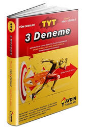 Aydın Yayınları 2021 TYT Tüm Dersler 3 Deneme - Aydın Yayınları