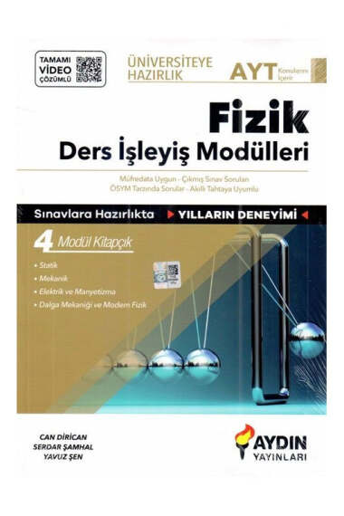 Aydın Yayınları 2025 AYT Fizik Ders İşleyiş Modülleri - 1