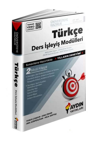 Aydın Yayınları Üniversiteye Hazırlık TYT Türkçe Ders İşleyiş Modülleri - 1