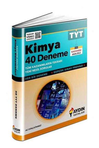 Aydın Yayınları TYT Kimya 40 Deneme - 1