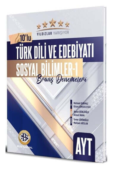 Bilgi Sarmal Yayınları 2024 AYT Türk Dili ve Edebiyatı Sosyal Bilimler 1 Yıldızlar Yarışıyor 10 Deneme - 1