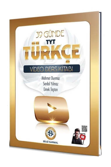 Bilgi Sarmal Yayınları 2025 TYT Türkçe 39 Günde Video Ders Kitabı - 1