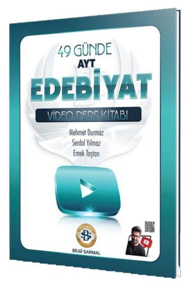 Bilgi Sarmal Yayınları 2025 AYT Edebiyat 49 Günde Video Ders Kitabı - 1