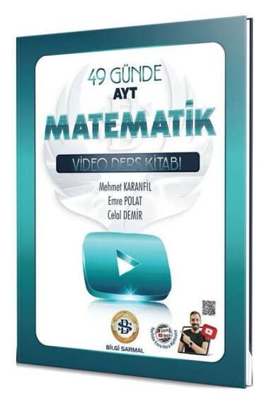 Bilgi Sarmal Yayınları AYT Matematik 49 Günde Video Ders Kitabı - 1