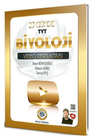 Bilgi Sarmal Yayınları TYT Biyoloji 23 Günde Video Ders Kitabı - 1