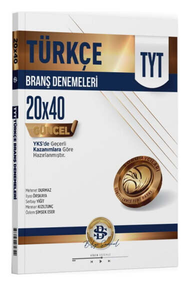 Bilgi Sarmal Yayınları 2026 TYT Türkçe 20 x 40 Branş Denemeleri - 1