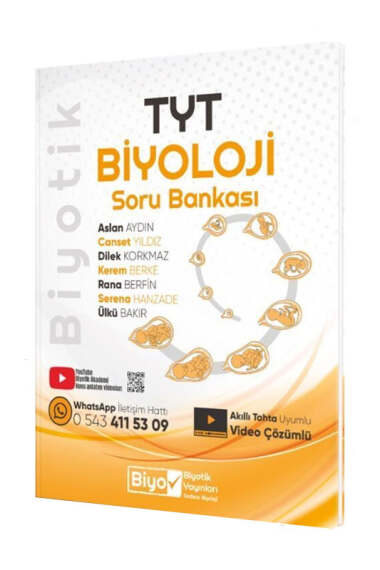 Biyotik Yayınları 2025 TYT Biyoloji Soru Bankası - 1