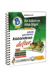 Çanta Yayınları 8. Sınıf Din Kültürü ve Ahlak Bilgisi Kazandıran Defter - Çanta Yayınları