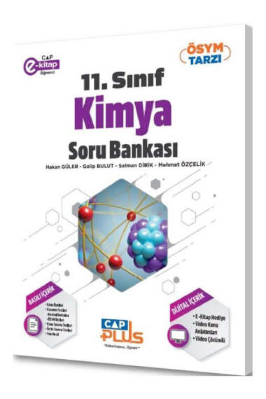 Çap Plus Yayınları 2025 11.Sınıf Kimya Soru Bankası - 1