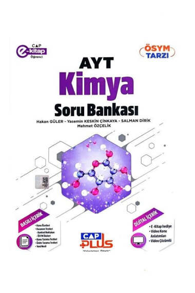 Çap Plus Yayınları 2025 AYT Kimya Soru Bankası - 1