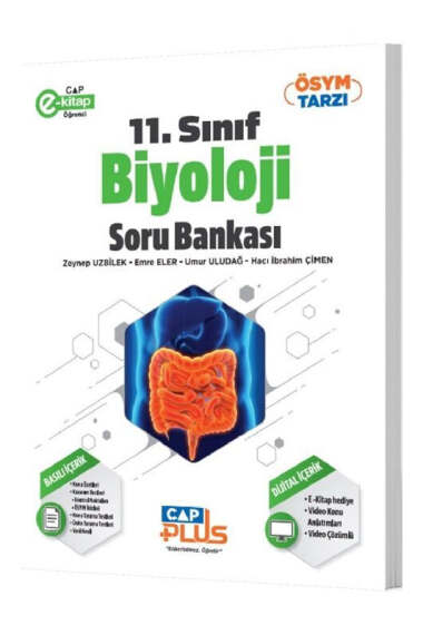 Çap Plus Yayınları 2025 11.Sınıf Biyoloji Soru Bankası - 1