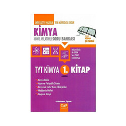Çap Yayınları TYT Kimya Konu Anlatımlı Soru Bankası 1. Kitap - Çap Yayınları