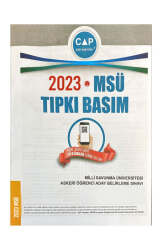 Çap Yayınları 2023 MSÜ Tıpkı Basım Deneme - Çap Yayınları