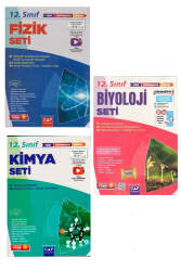 Çap Yayınları 2025 12.Sınıf Fizik - Kimya - Biyoloji Fasikül Seti - Çap Yayınları