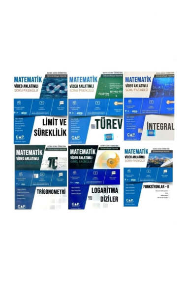 Çap Yayınları 2025 AYT Matematik Fasikülleri Seti (6 Kitap) - 1