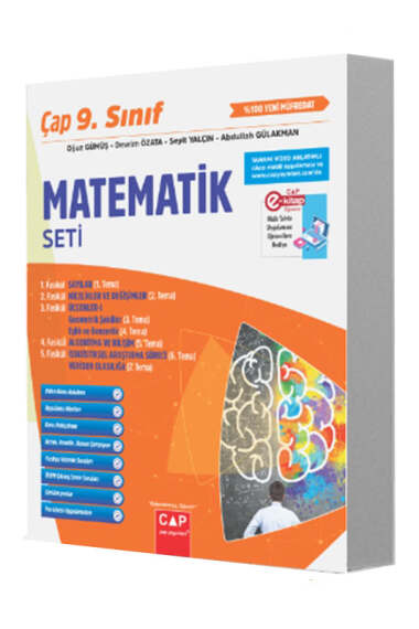 Çap Yayınları 2025 9.Sınıf Matematik Seti - 1