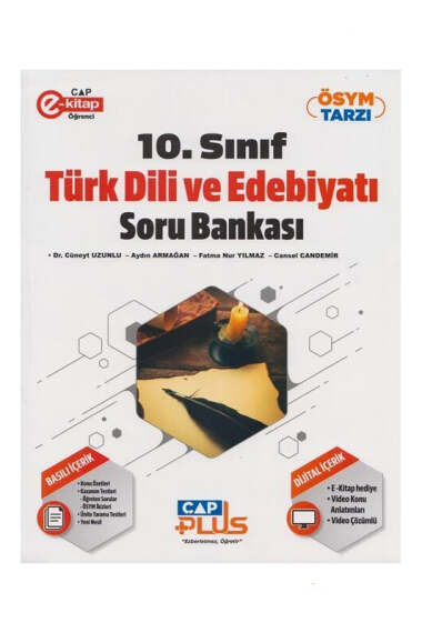 Çap Yayınları 2025 10.Sınıf Türk Dili ve Edebiyatı Soru Bankası - 1