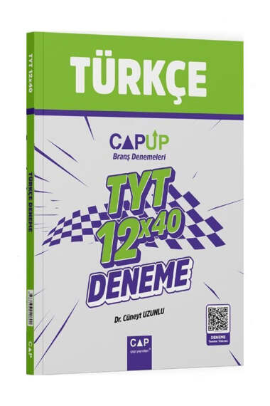 Çap Yayınları 2025 TYT Türkçe 12x40 Up Deneme Sınavı - 1