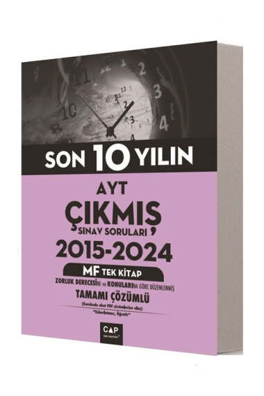 Çap Yayınları 2015-2024 AYT Son 10 Yılın Çıkmış Sınav Soruları - 1