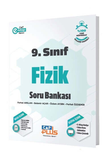 Çap Yayınları 2025 9.Sınıf Fizik Plus Soru Bankası - 1